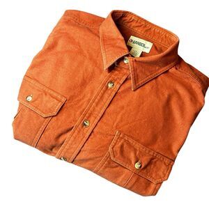 Gander Mtn Men’s Size 2XL Heavy Cotton Button-Down Long Sleeve Shirt‎